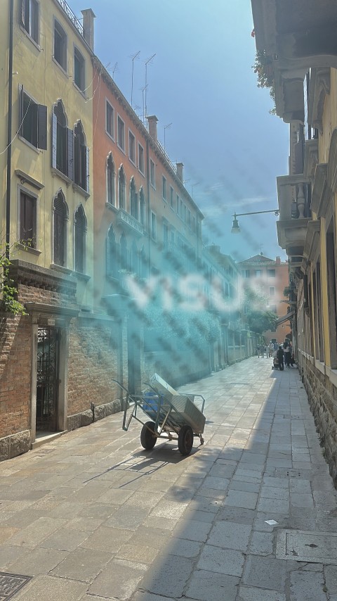 Venice calle street old buildings italy morning